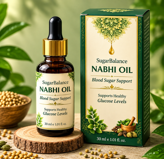 🌿 BUY 1 GET 1 FREE – Sugar Balance & Weight Control Nabhi Oil! 🎁