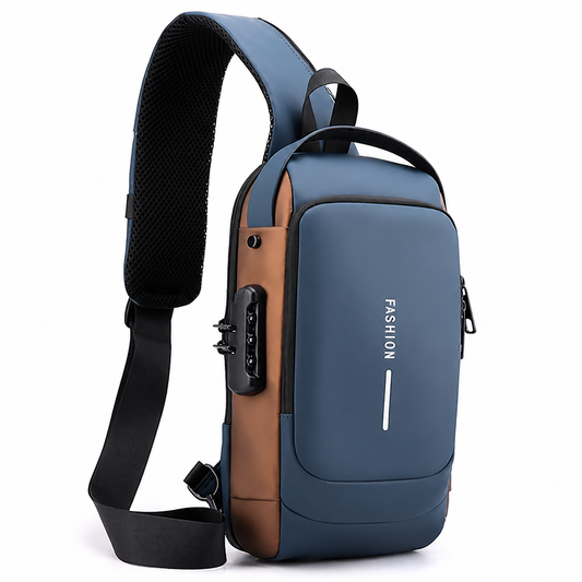 Smart USB Charging Shoulder Bag – Stylish, Compact & Travel Ready 🎒🔌