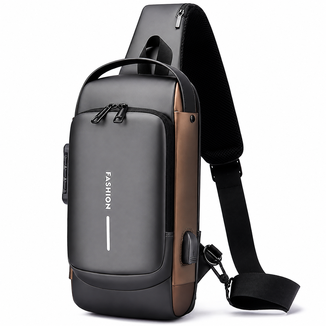 Smart USB Charging Shoulder Bag – Stylish, Compact & Travel Ready 🎒🔌