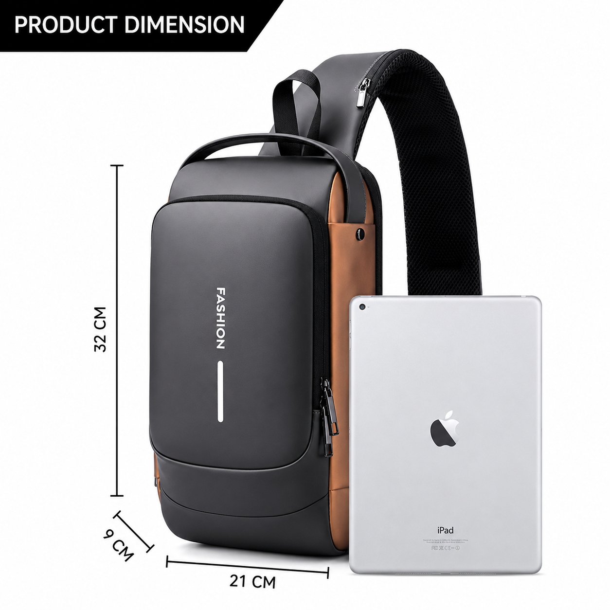 Smart USB Charging Shoulder Bag – Stylish, Compact & Travel Ready 🎒🔌