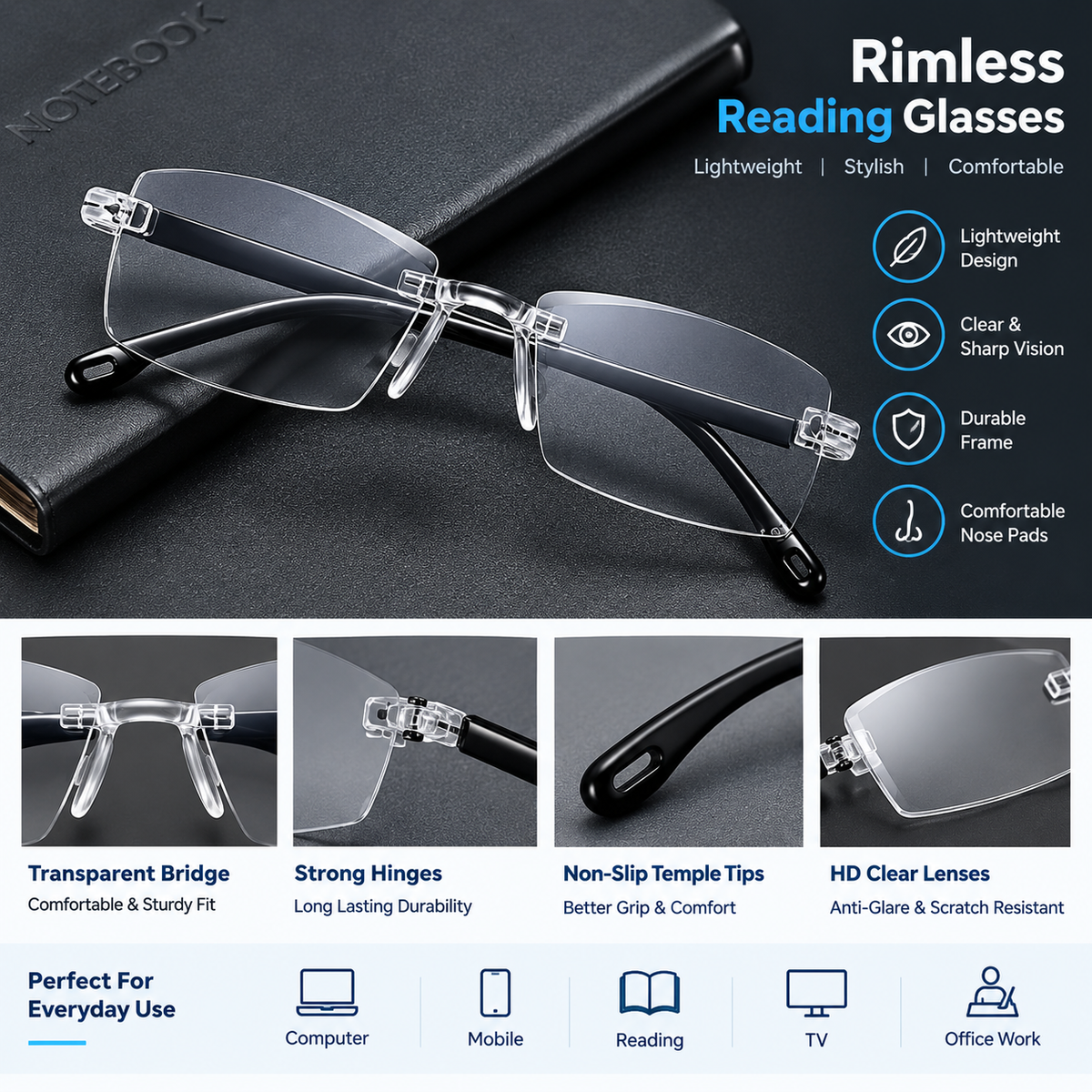 👓 Daily Use Multi-Purpose Glasses BUY 1 GET 1 FREE!   🎁